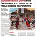 Santibáñez de la Sierra rinde homenaje a sus danzas en un nuevo espacio interpretativo