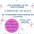 Servicio de peluquería septiembre