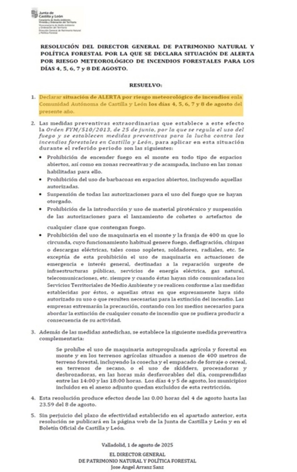 Alerta meteorológica