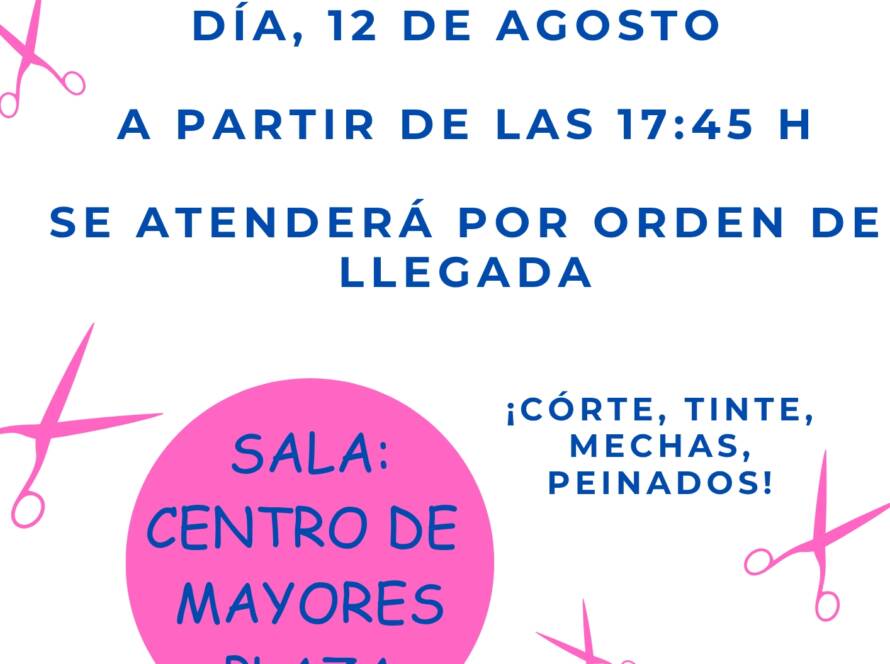 Peluquería 12 agosto