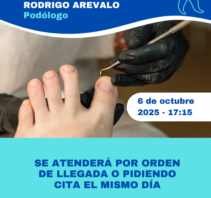 Consulta de podología 6 de octubre
