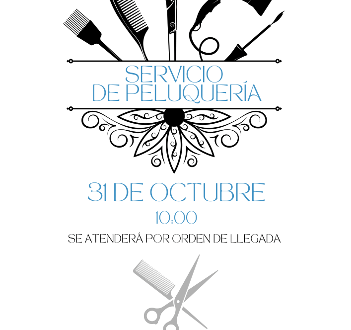 Servicio de peluquería 31 de octubre