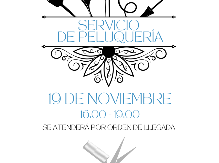 Servicio de peluquería 19 de noviembre