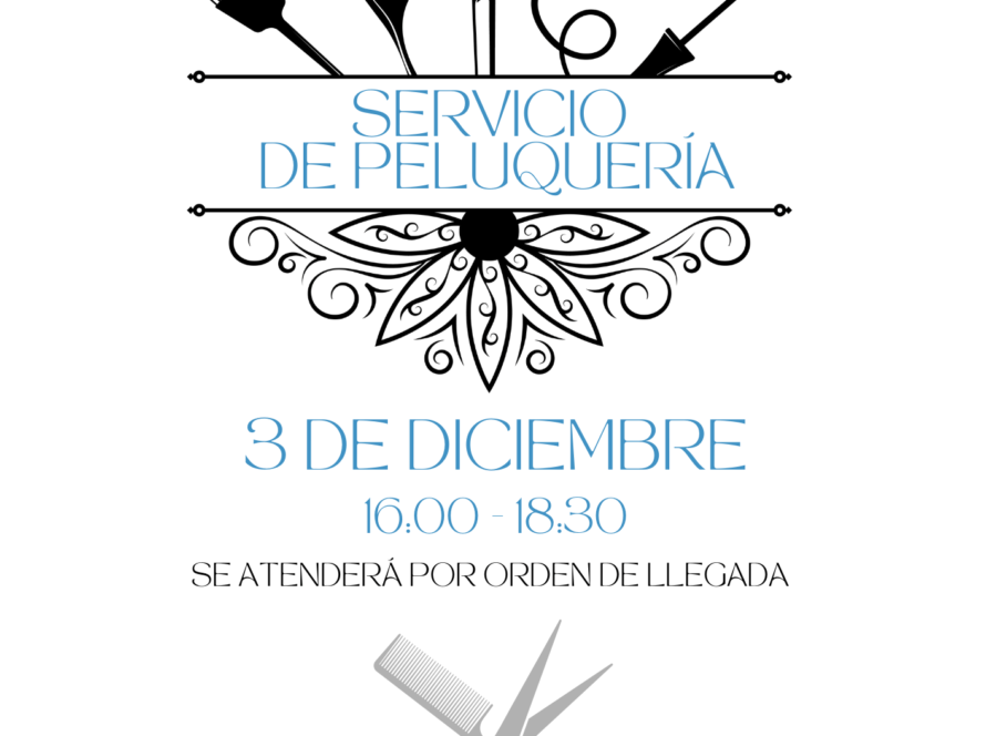 Servicio de peluquería 3 de diciembre