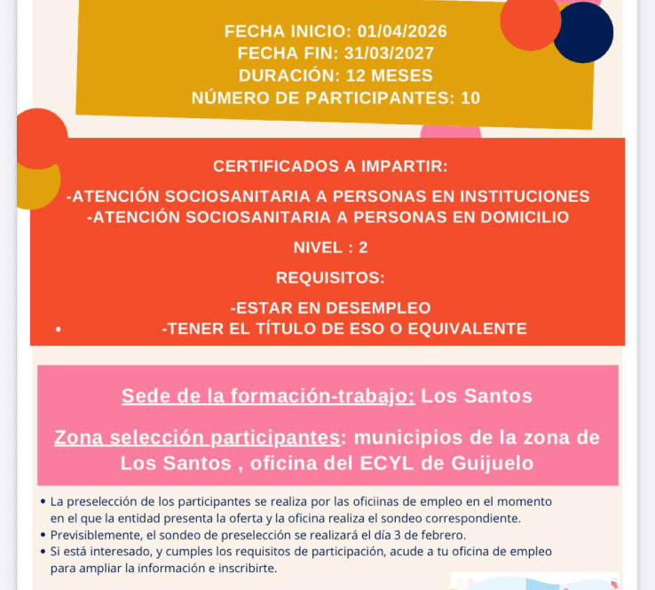 Programa en los santos