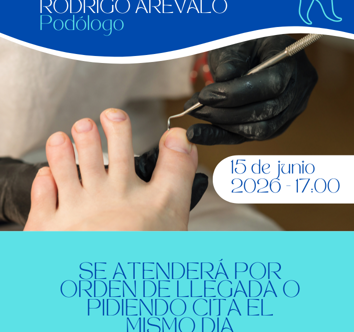 Consulta de podologia 15 de juniol