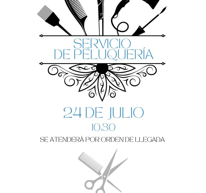 Servicio de peluqueria 24 de julio