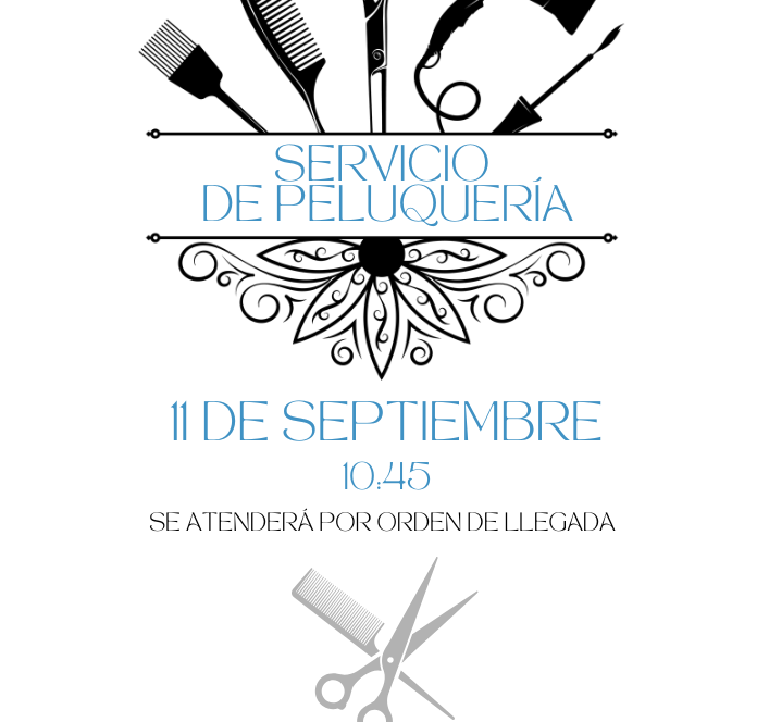 Sevicio de peluqueria 11 de septiembre